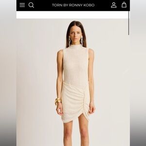Ronny Kobo Collection Ivory Knit Mini Dress - Kate dress